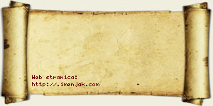 Isak Tošković vizit kartica